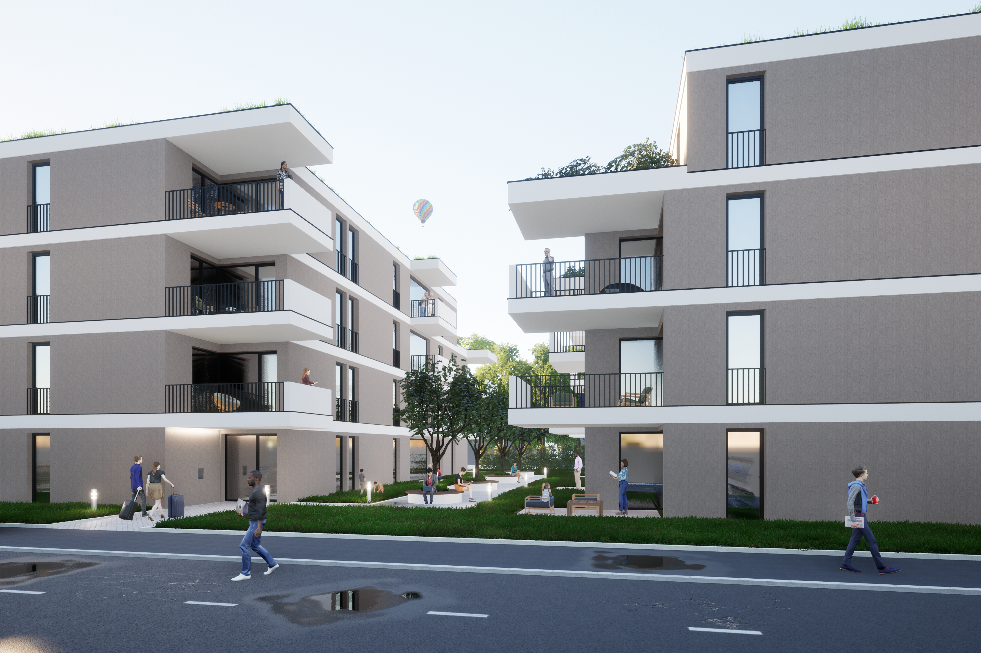 Neubau Mehrfamilienhäuser in GD (2)